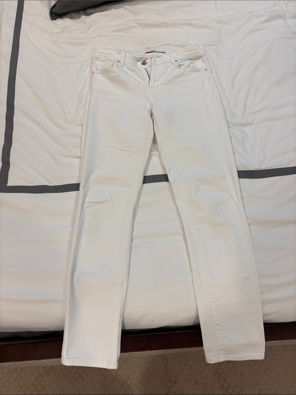 J Brand White Skinny Denim